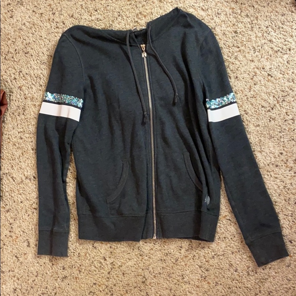 Grey Victoria’s Secret sequin jacket